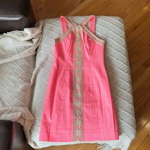 New without tags Lilly Pulitzer brand dress in size 00 in hot pink.
